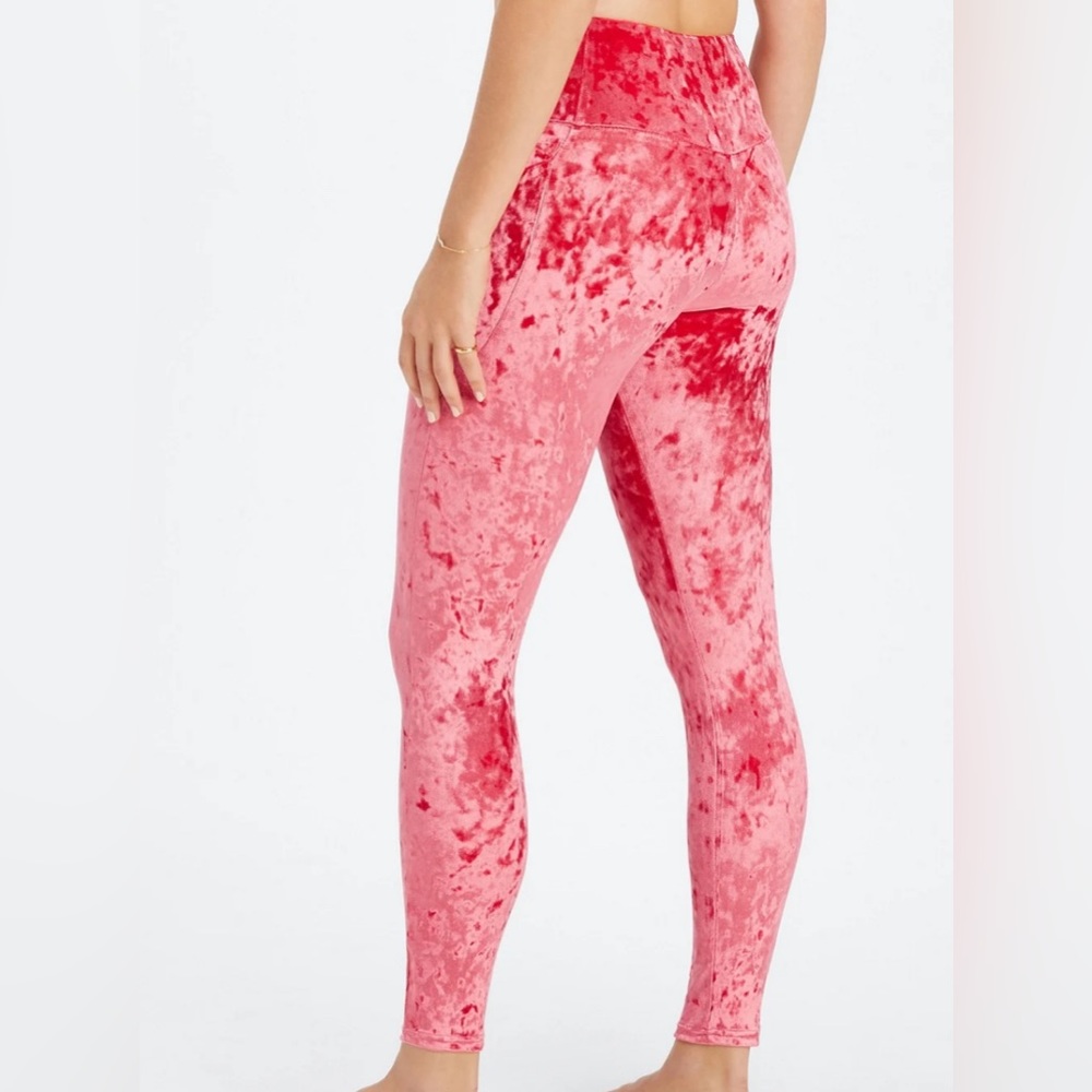 Crushed Velour Crossover Leggings